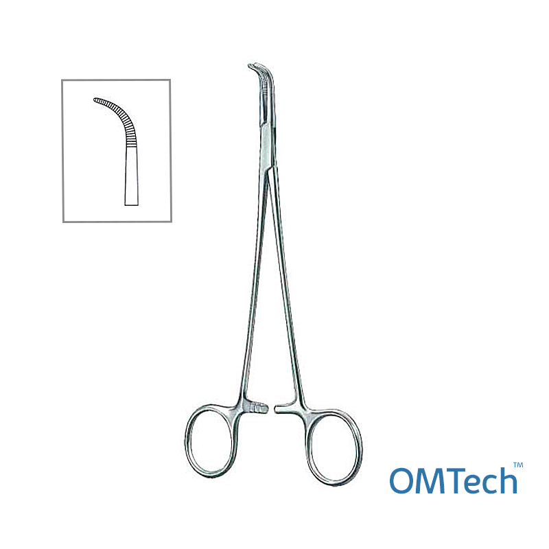 Пінцет хірургічний для препарування та накладення швів за Adson (Адсон), вигнутий, довжина 14,5 см INSIDEMED